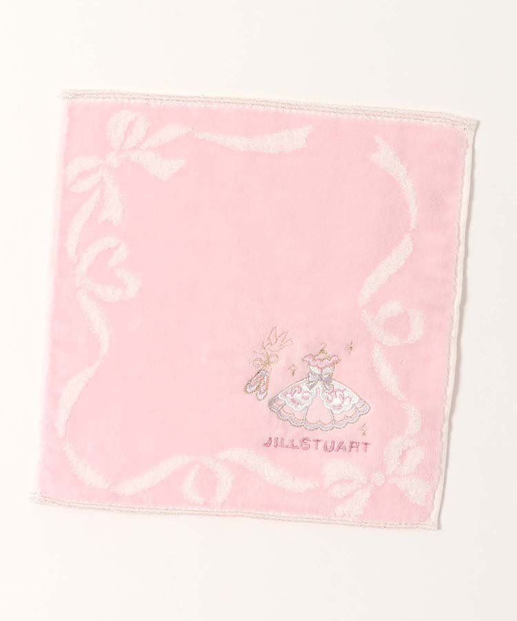 JILL STUARTバレエ刺繍タオルハンカチ