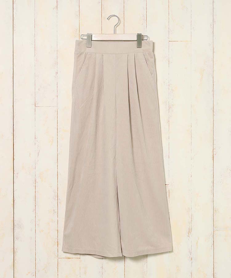 コール天2タックワイドパンツ
