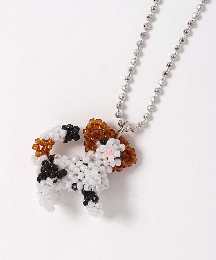 キャットビーズネックレス