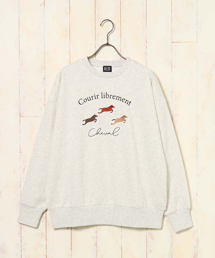 cheval刺繍スウェット