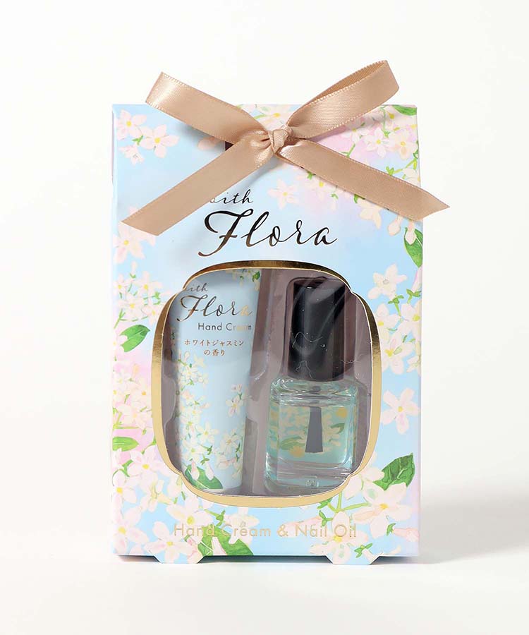 ウィズフローラホワイトジャスミンハンド&ネイルオイルセット