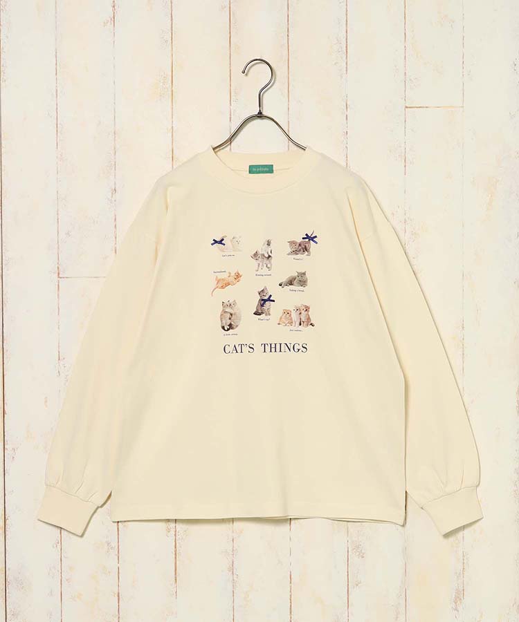 le petale CATsリボンロンT