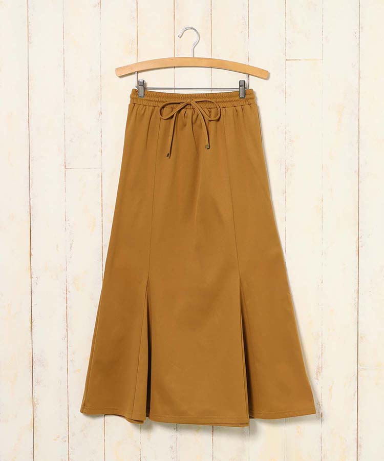 裏起毛カットツイルマーメイドスカート
