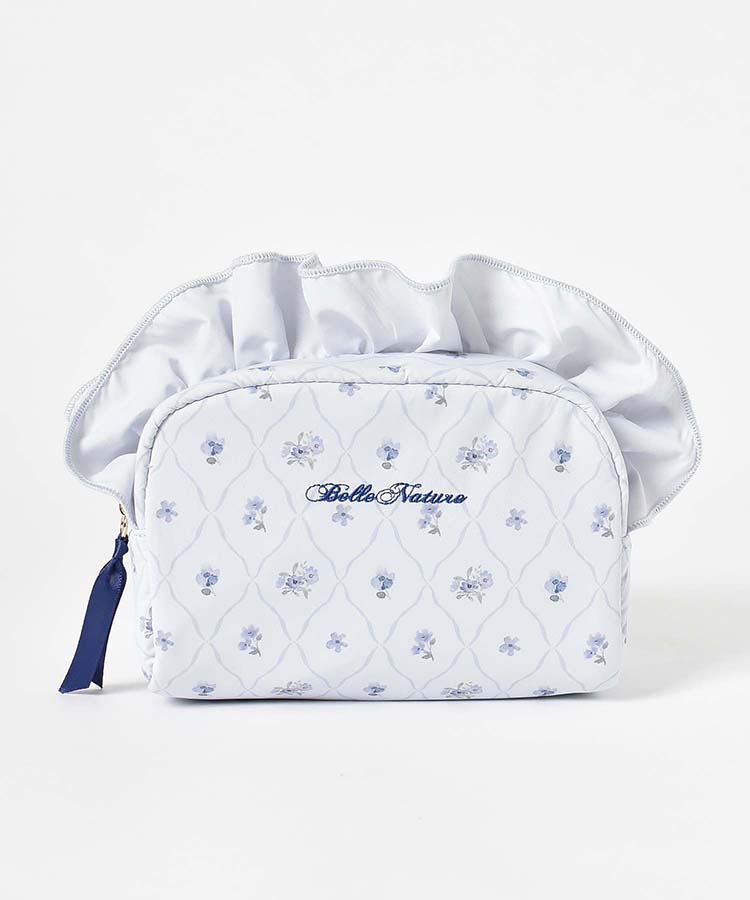 ベルナチュールボックスフリルポーチ