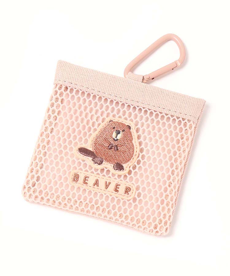 レアアニマルカラビナ付きミニポーチ