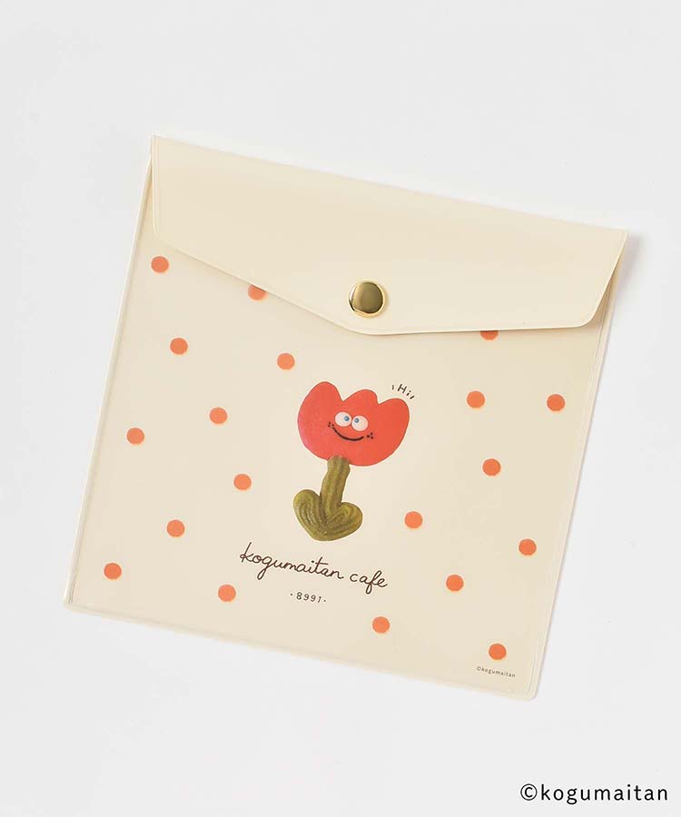 こぐまいたんホック付ポーチ