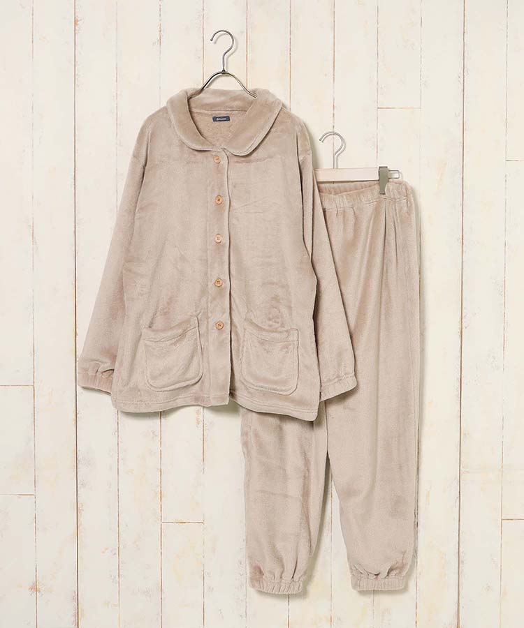 グラフェンフランネルパジャマ上下セット