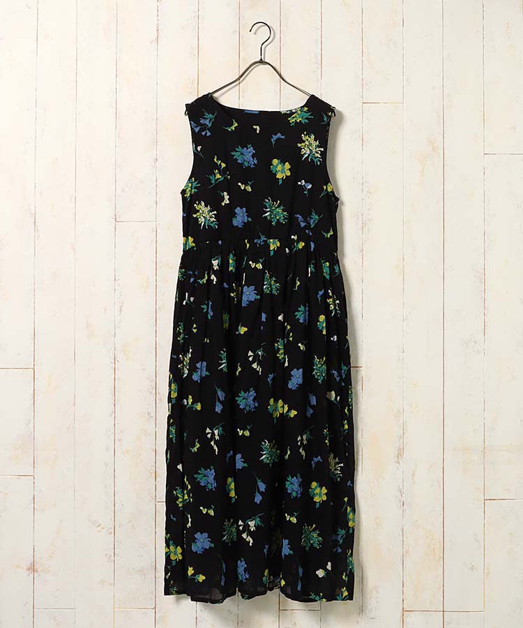 ≪SALE≫袖なし総柄ワンピースNO3