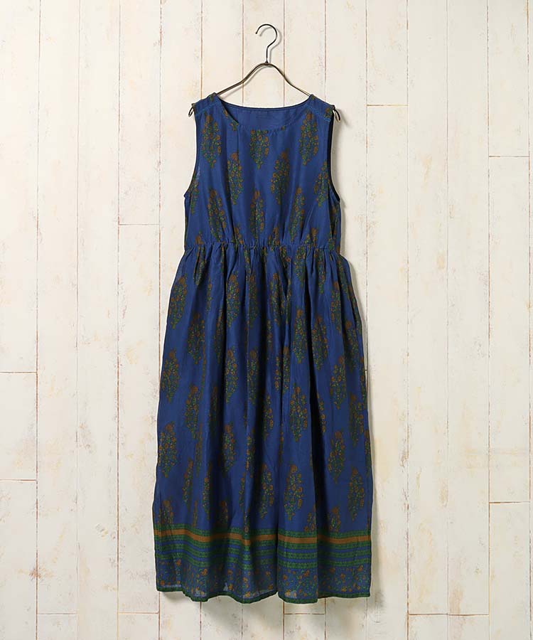 ≪SALE≫袖なし総柄ワンピースNO4