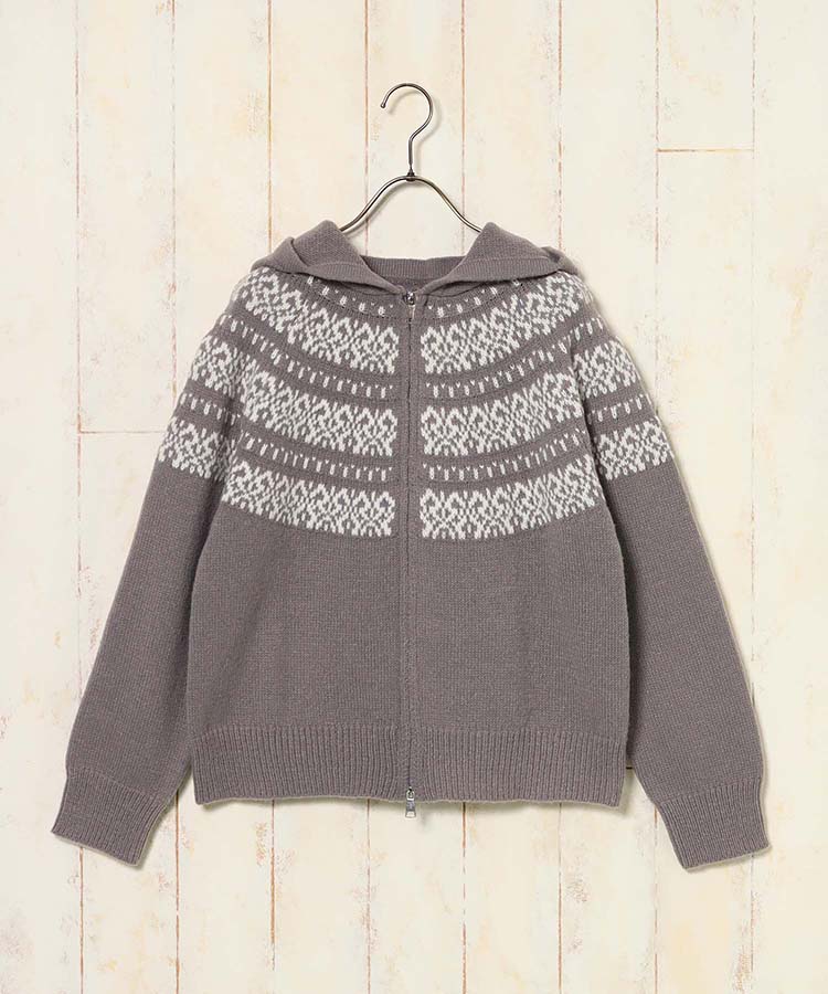 ≪SALE≫ノルディックニットパーカー