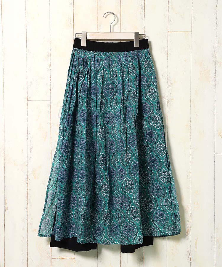 オリエンタル柄パンツスカート