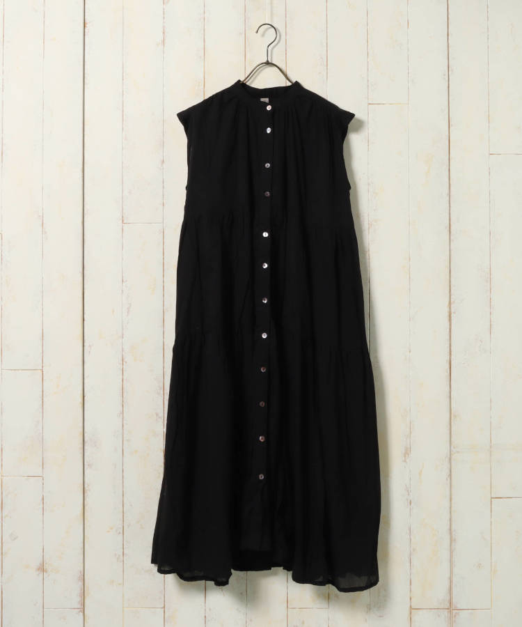 ≪SALE≫袖なし前あきワンピース