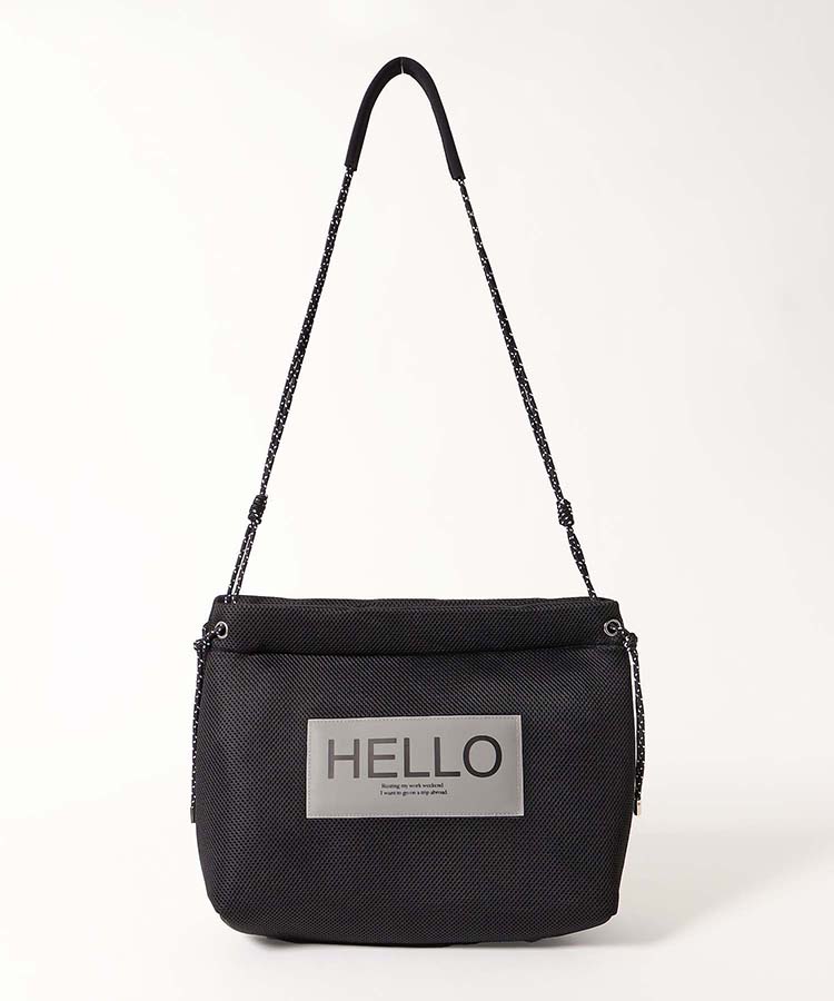 メッシュロゴショルダー