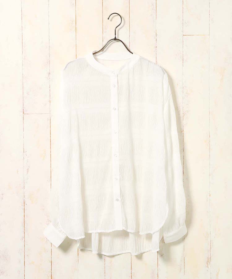 マジョリカプリーツブラウス