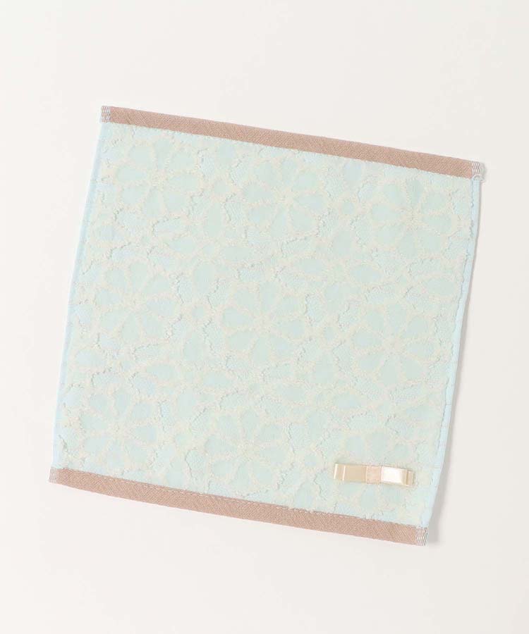 タイルフラワータオルハンカチ