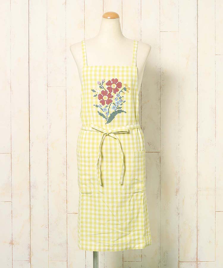 クロスブルームショートエプロン