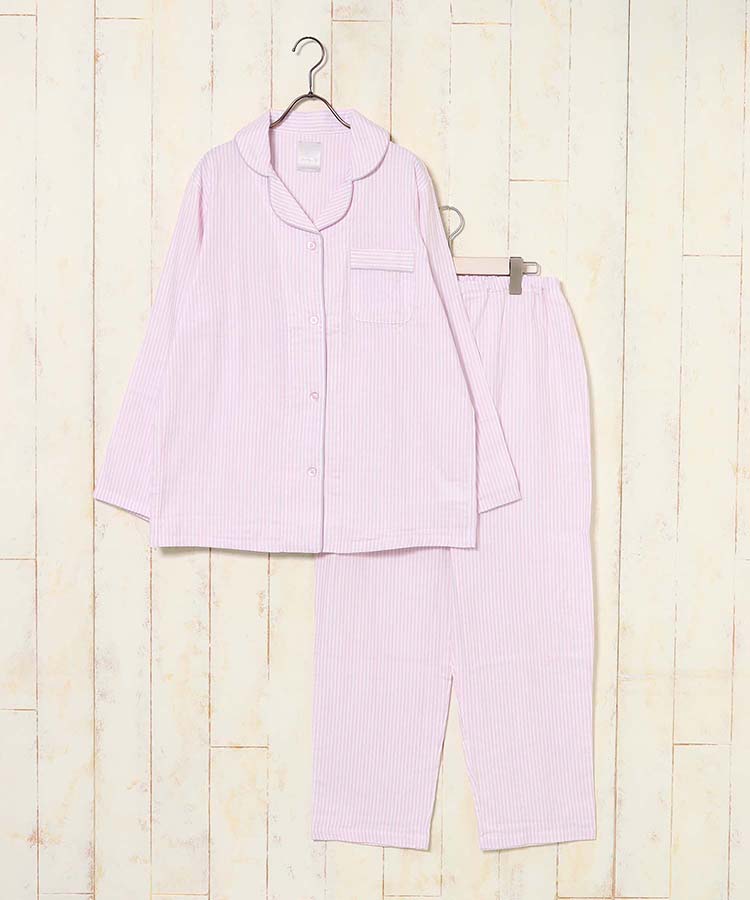 長袖ガーゼパジャマ