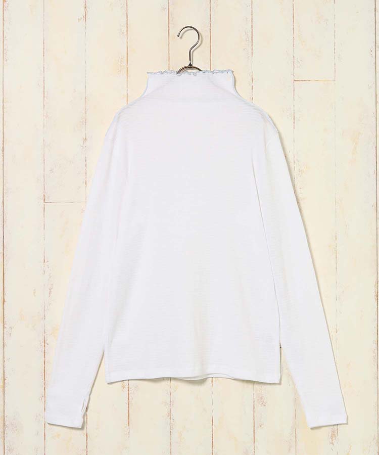 リブボトルネックロンT