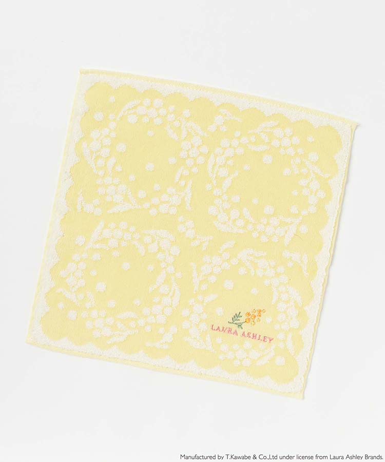 LAURA ASHLEYミモザリースタオルハンカチ