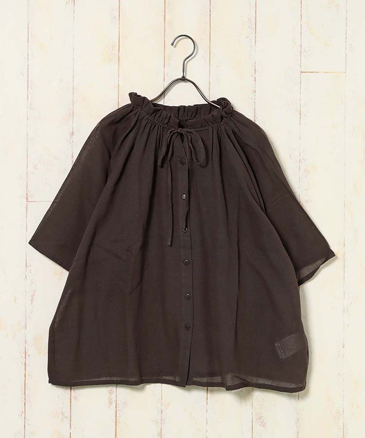 ギャザーリボンブラウス