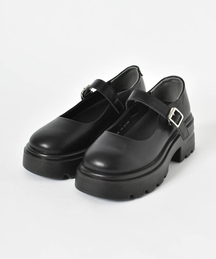 ≪SALE≫【WEB限定】ストラップ厚底シューズ