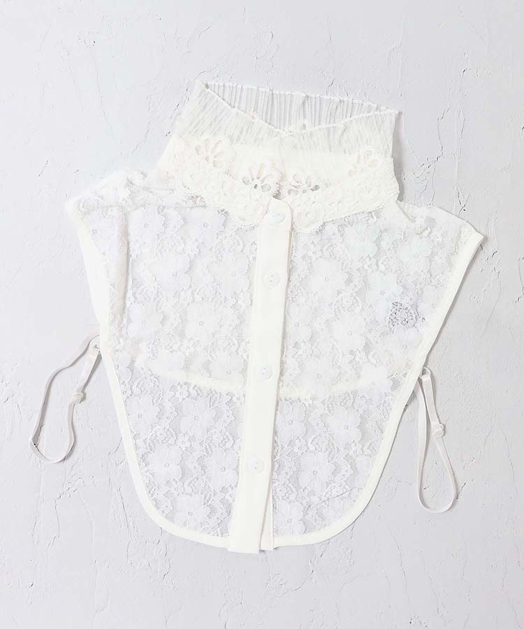 レーススタンド付け襟