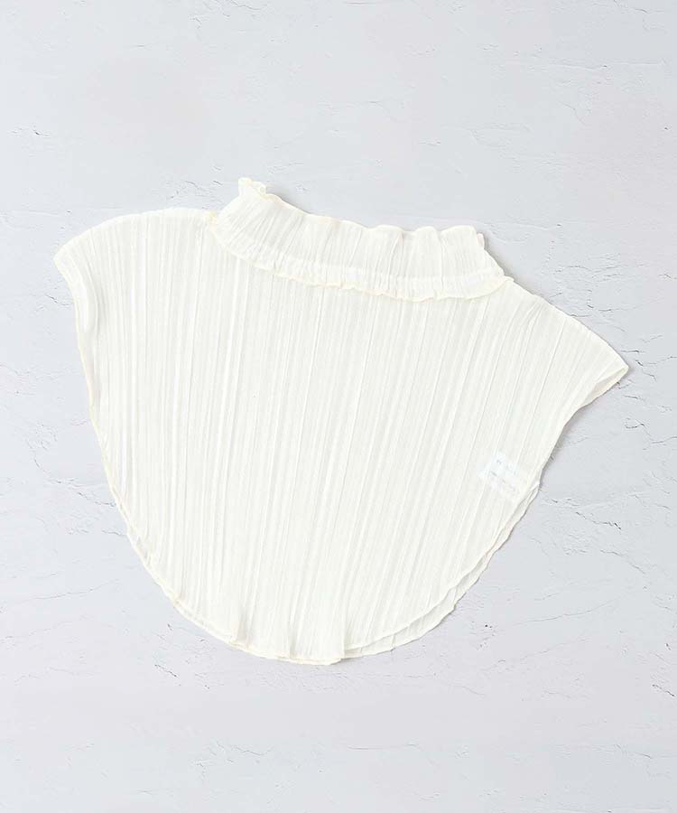 シアープリーツ付け襟