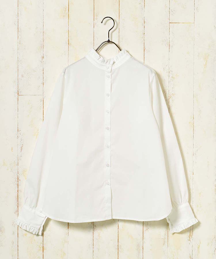 プチフリルブラウス