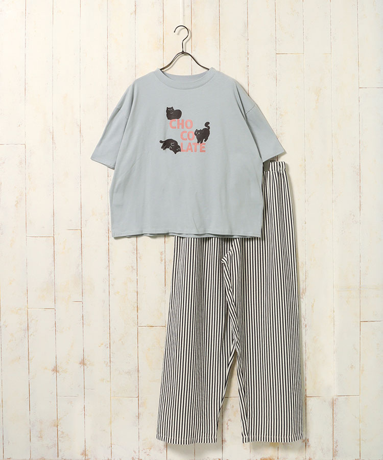 サッカーTシャツ・パンツセット Tシャツ×サッカーパンツ上下セット | Bleu Bleuet（ブルーブルーエ