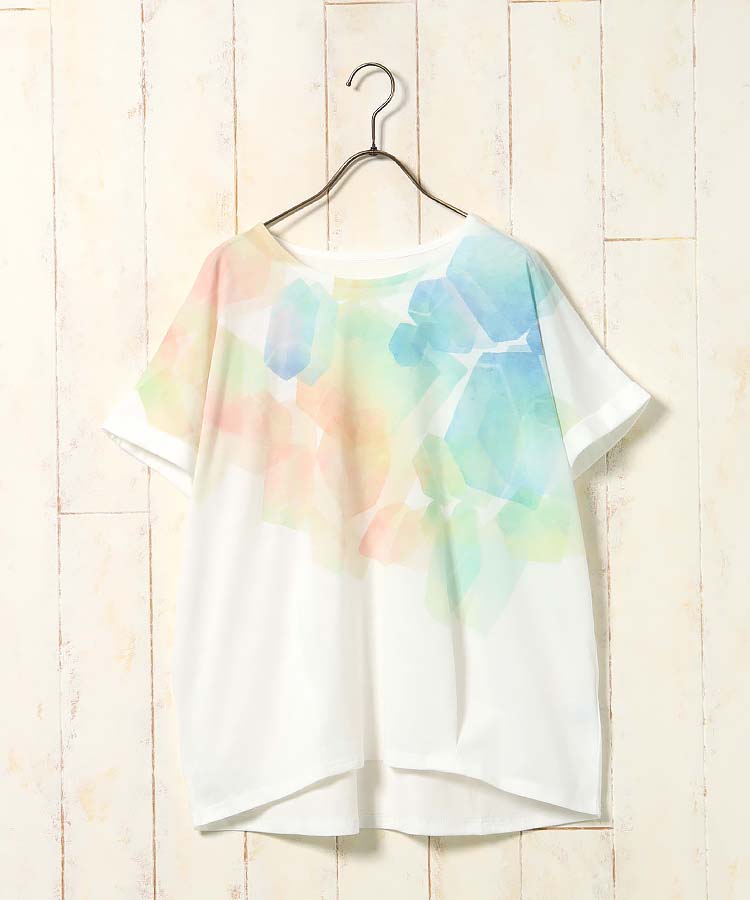 ≪SALE≫水彩プリントTシャツ