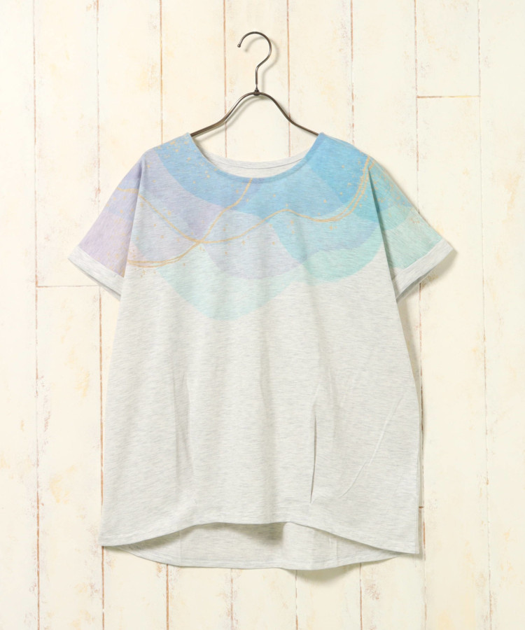 ≪SALE≫水彩プリントTシャツ