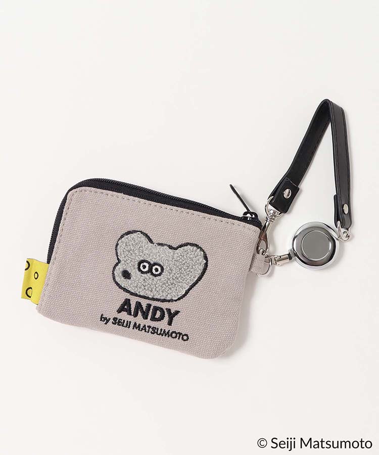 ねずみのANDYキャンバスパスケース