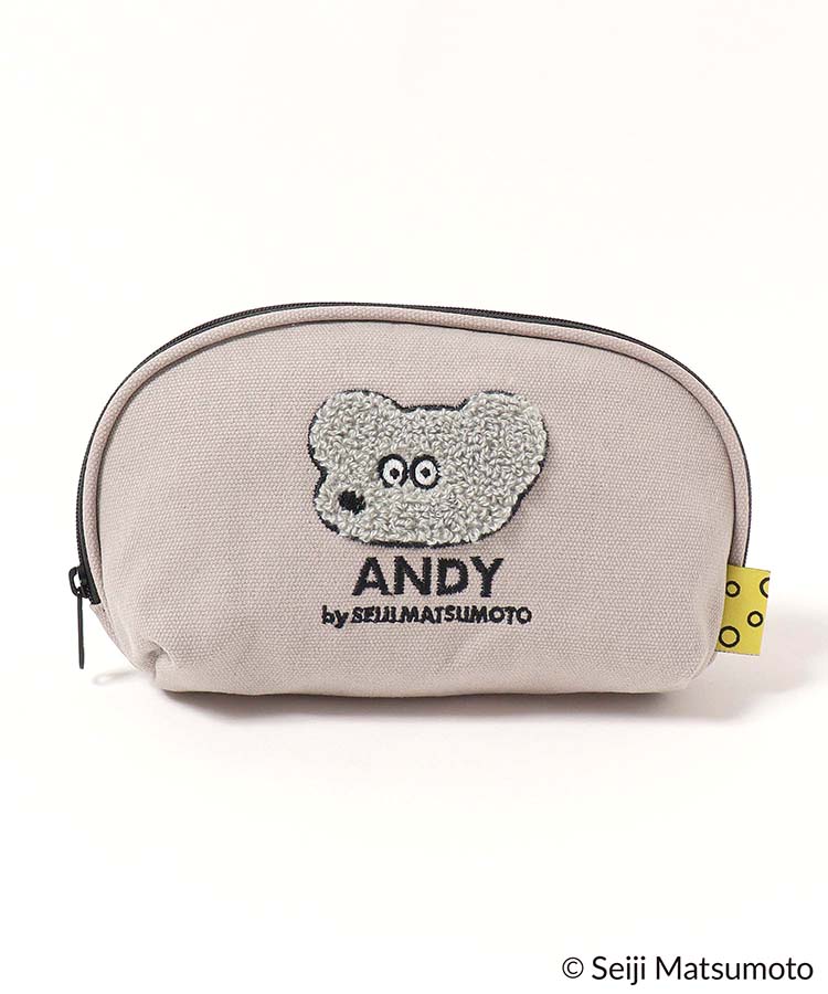 ねずみのANDYキャンバスシェルポーチ