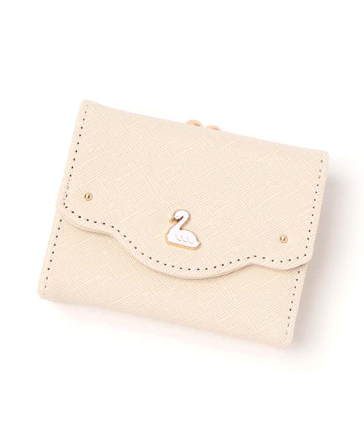 スワンエポがま口折財布