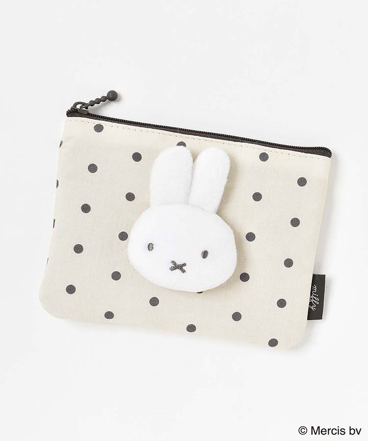 【WEB限定】MIFFY DOT&MASCOTミニフラットポーチ