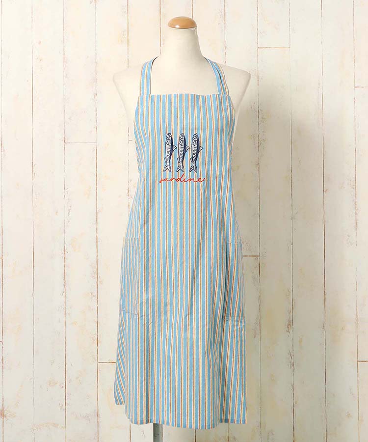 南欧モチーフ刺繍エプロン | Bleu Bleuet（ブルーブルーエ）公式通販