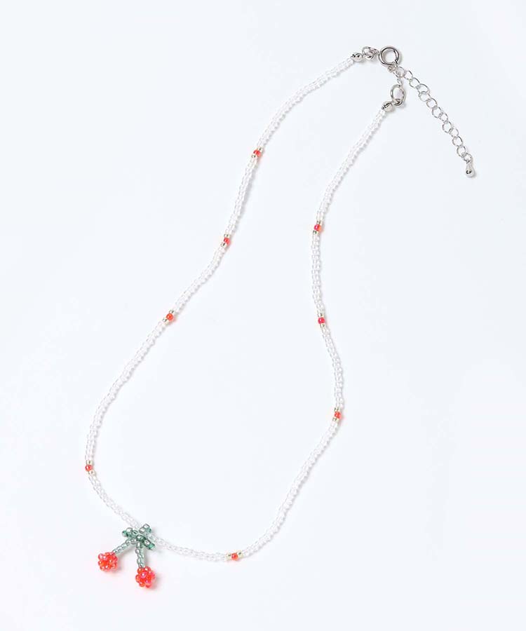 lepetaleフルーツビーズネックレス