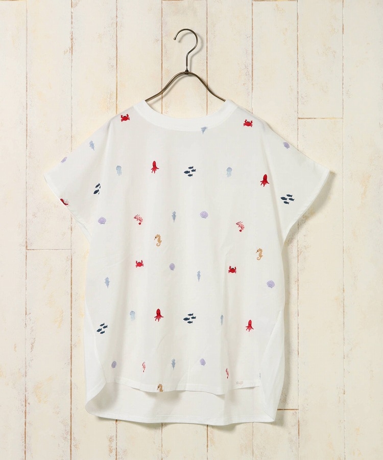 海の生き物総刺繍Tシャツ
