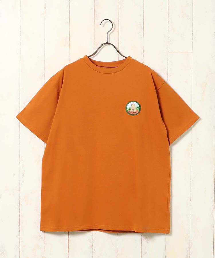 アニマルワッペン刺繍Tシャツ