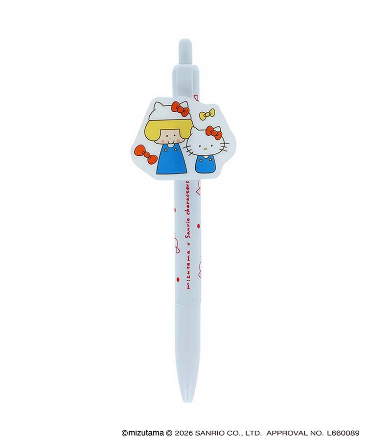 mizutama×Sanrio charactersプレート付きボールペン