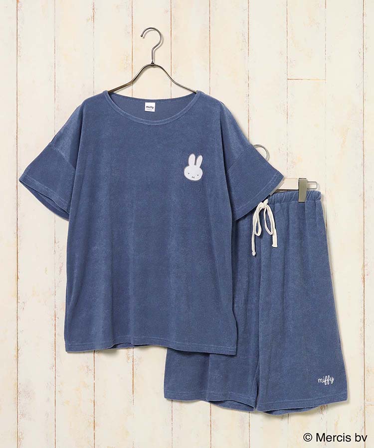 ミッフィー 半袖パイルルームウェア上下セット