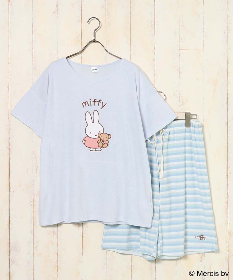 ミッフィー 半袖パイルルームウェア上下セット