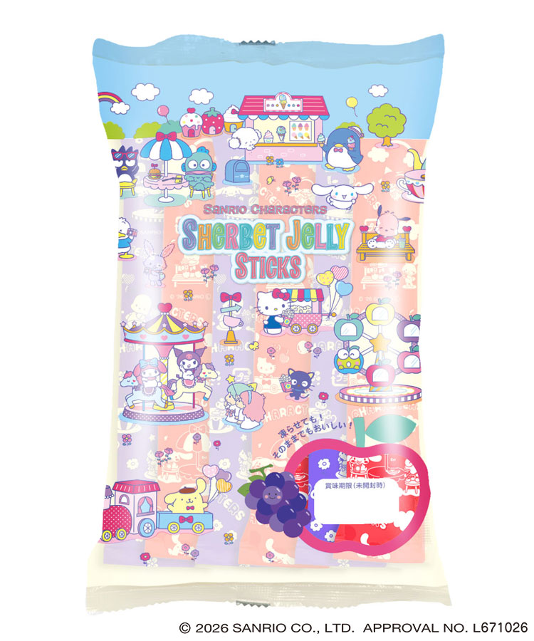 サンリオキャラクターズ シャーベットゼリースティック