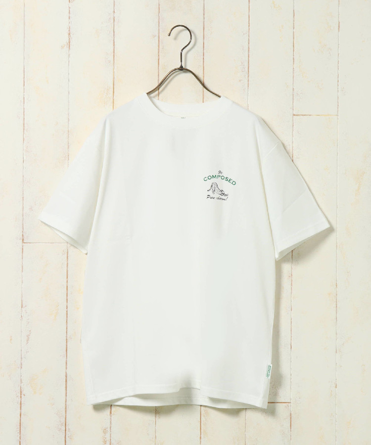 catイラストプリントTシャツ