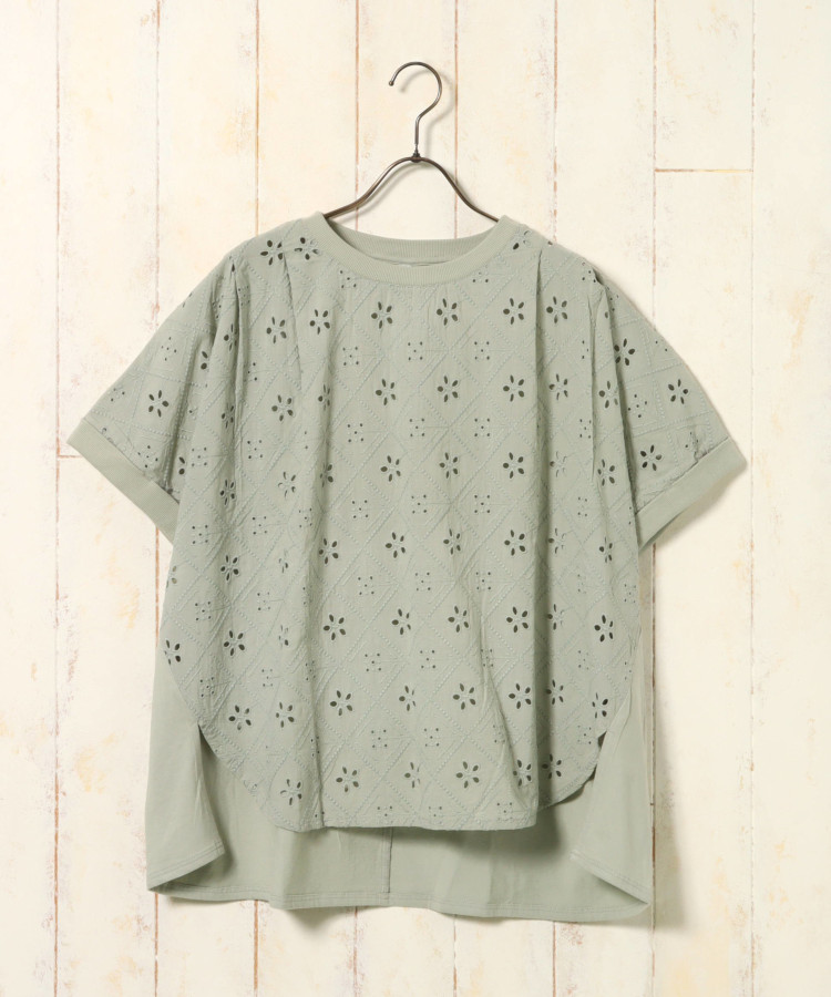 シフリー刺繍プルオーバー