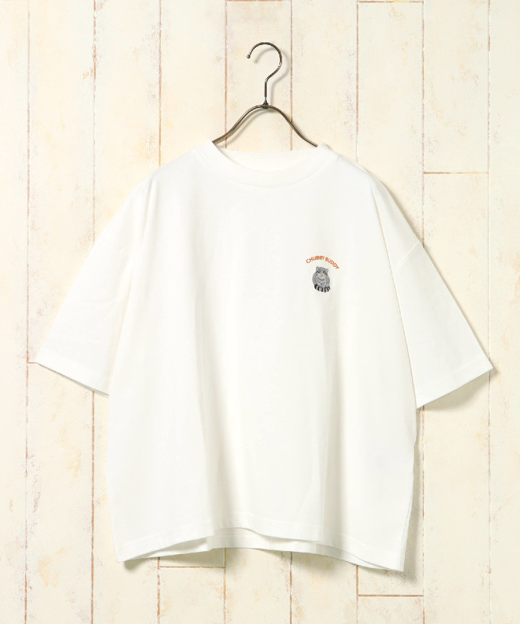 ≪SALE≫マヌルネコ刺繍Tシャツ