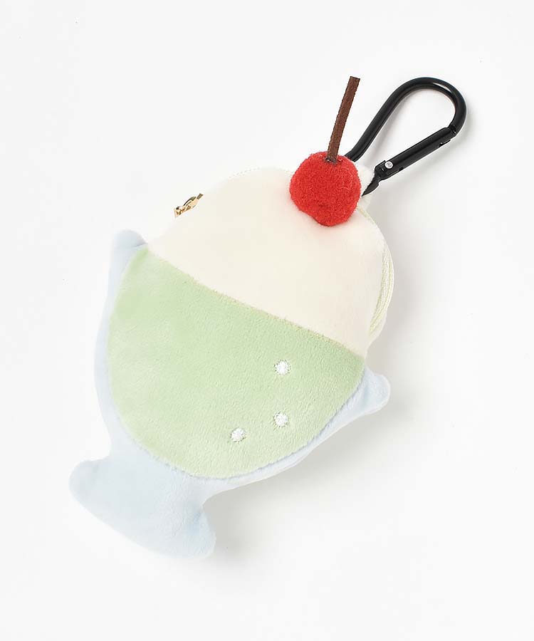 もちもち喫茶ぬいぐるみカラビナ付きミニポーチ