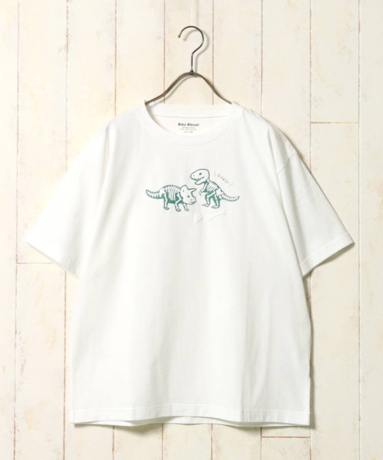 恐竜ぷっくりTシャツ
