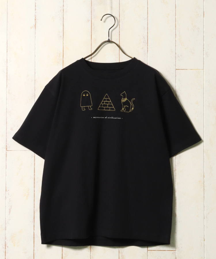 古代刺繍Tシャツ