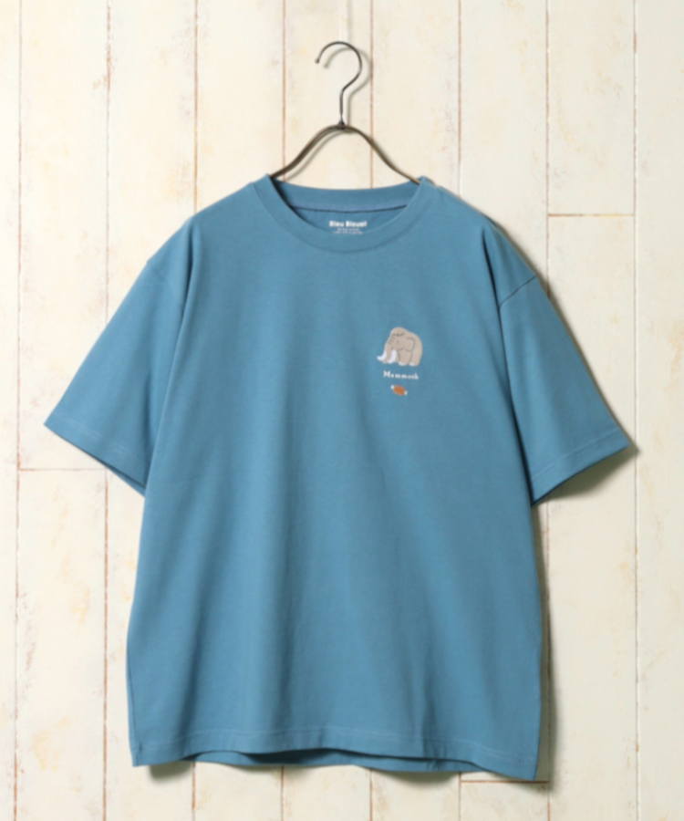 古代フロッキープリントTシャツ